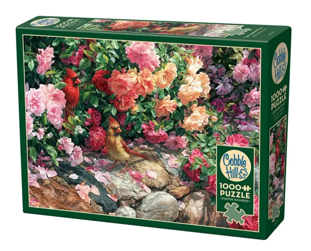 Cobble Hill The Garden Wall 40032 puzzle 1000 piese grădină