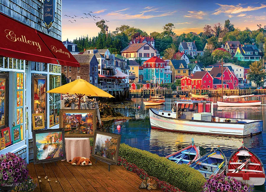Cobble Hill Harbor Gallery puzzle 1000 piese port