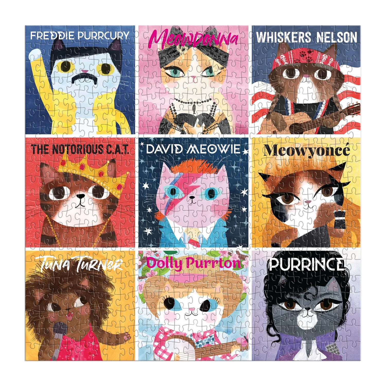 Mudpuppy Music Cats puzzle 500 piese pisici