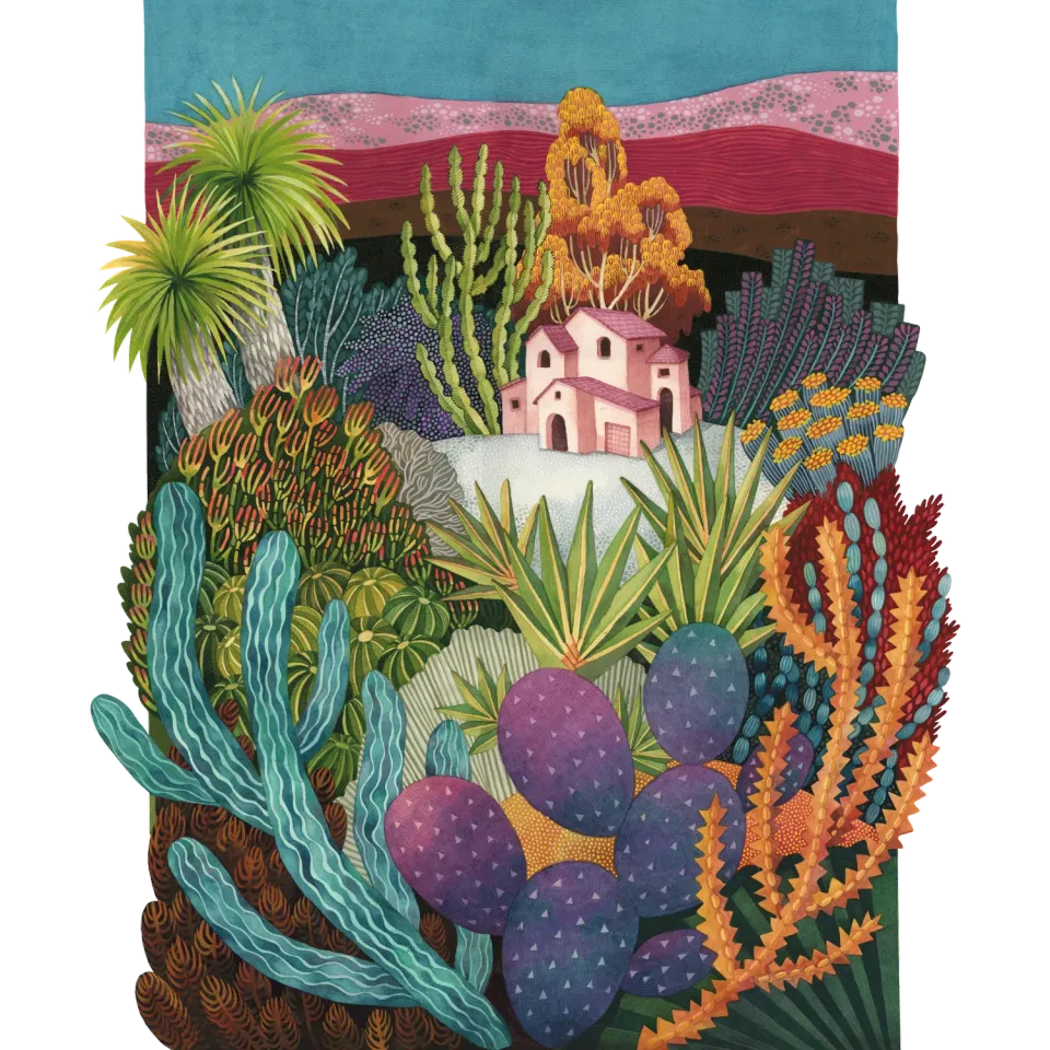 Hidden Piece Home in the Desert 1 puzzle 505 piese