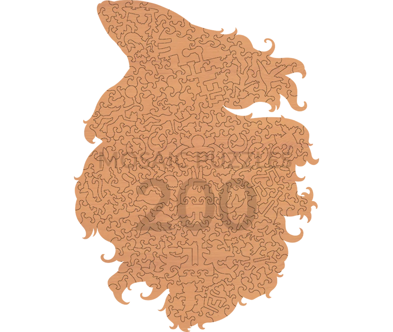 Mosaic Puzzles Chromatic Betta puzzle lemn 400 piese peste