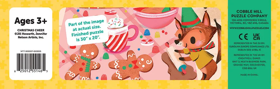 Cobble Hill Christmas Cheer puzzle podea 35 piese