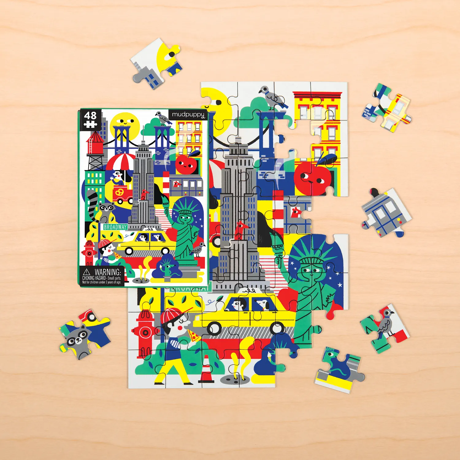 Mudpuppy New York mini puzzle 48 piese