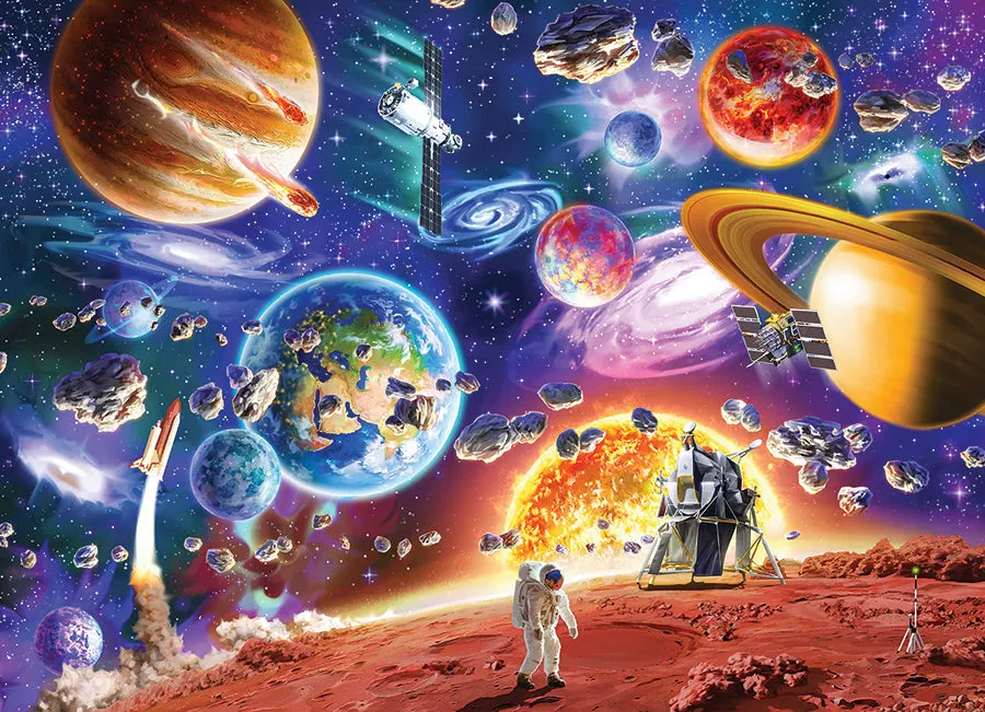 Cobble Hill Family Space Travels puzzle 350 piese spatiu