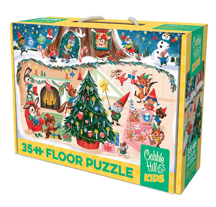 Cobble Hill Christmas Cheer puzzle podea 35 piese