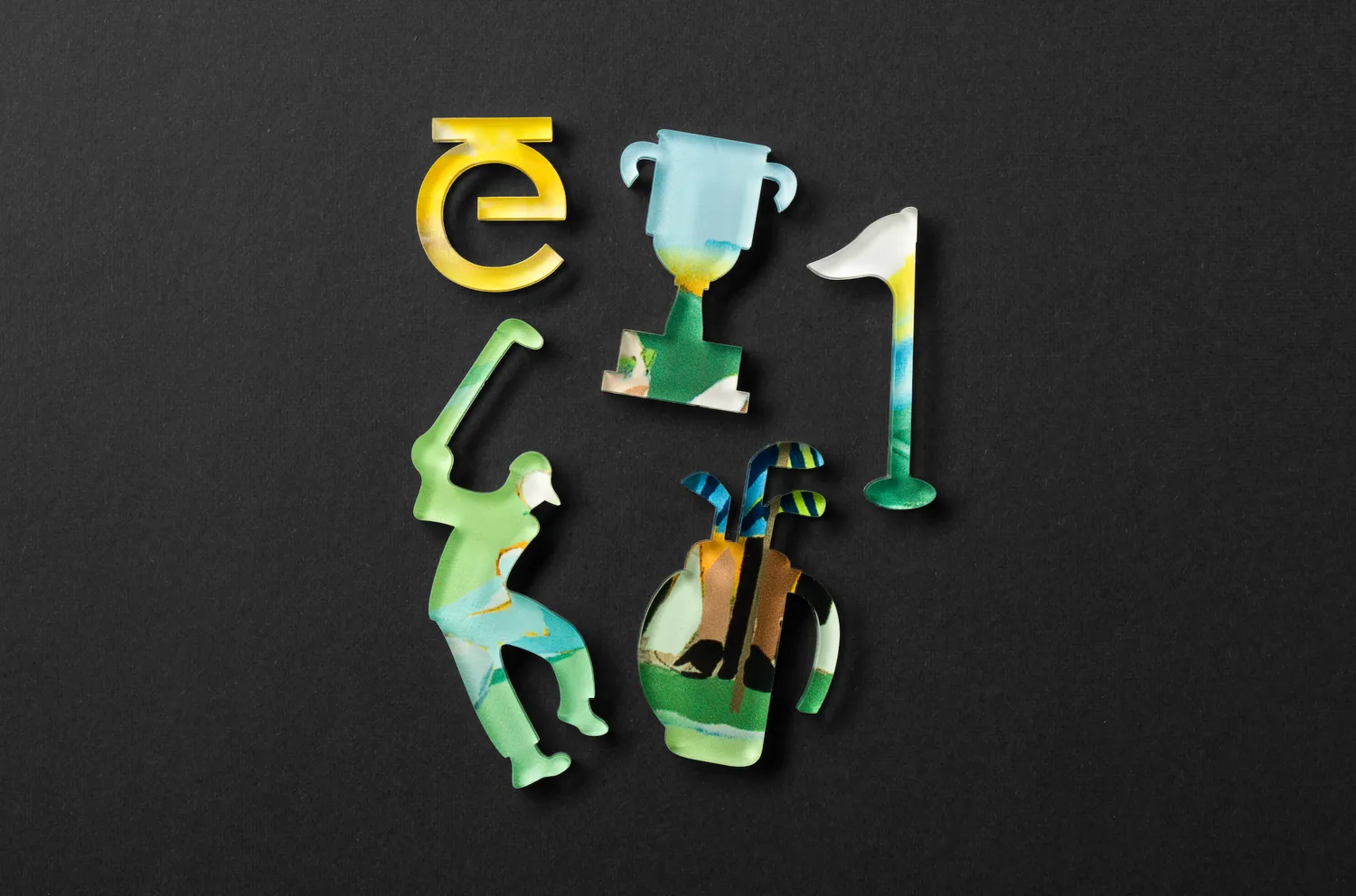 Eklektik Pieces Swing puzzle 220 piese orizontal golf