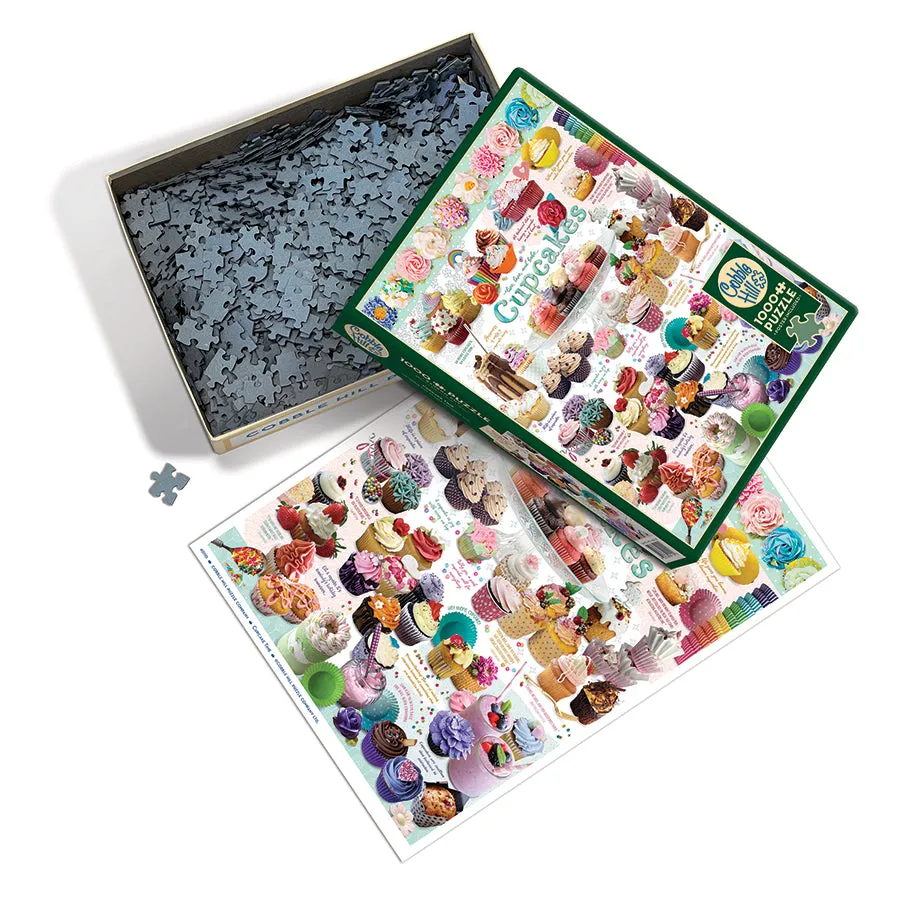 Cobble Hill Cupcake Time puzzle 1000 piese prajituri