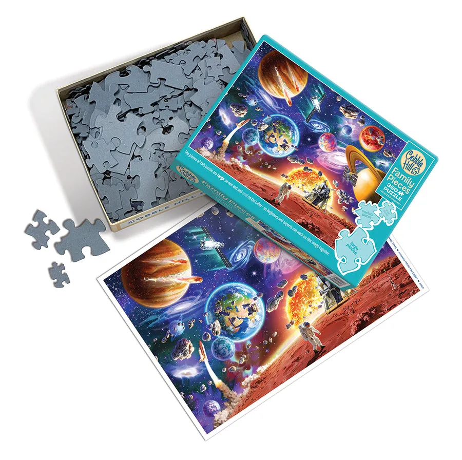 Cobble Hill Family Space Travels puzzle 350 piese spatiu