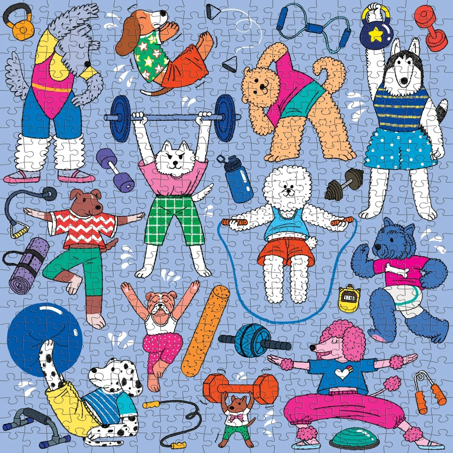 Mudpuppy Well-Trained Dogs puzzle 500 piese caini