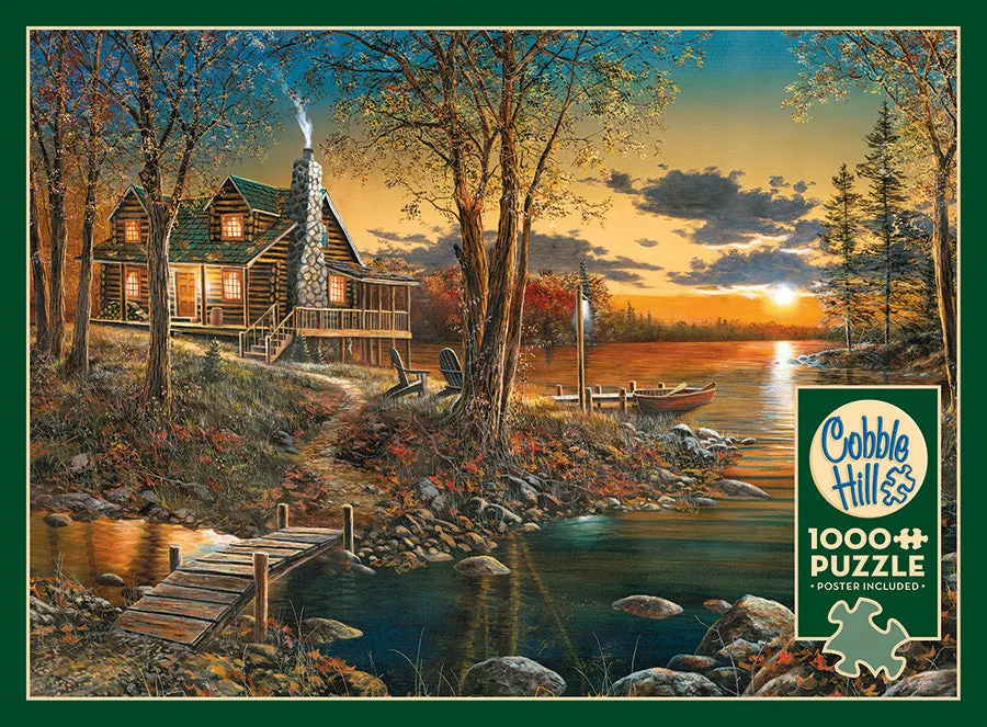 Cobble Hill Comforts of Home puzzle 1000 piese cabana