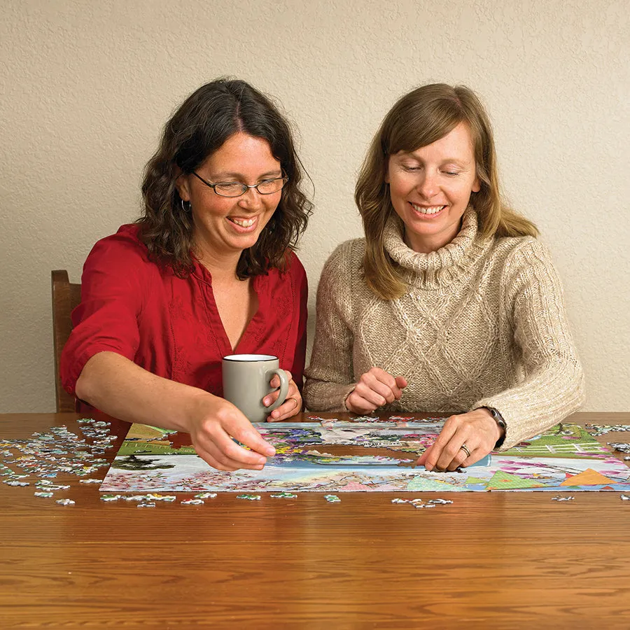 Cobble Hill Country Truck in Spring puzzle 500 piese