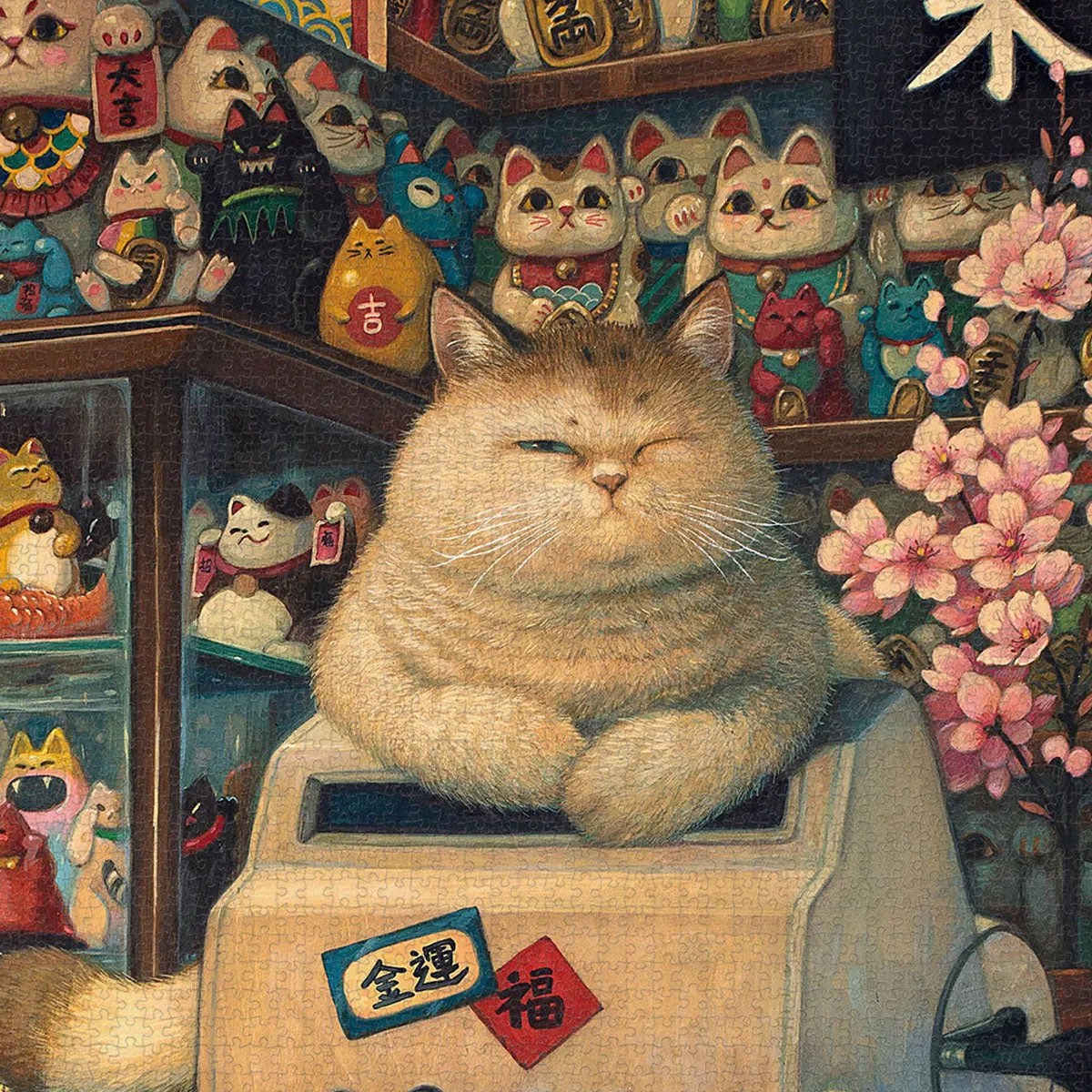 PieceRelax Lucky Cat Shop U1203 puzzle 4032 piese pisici