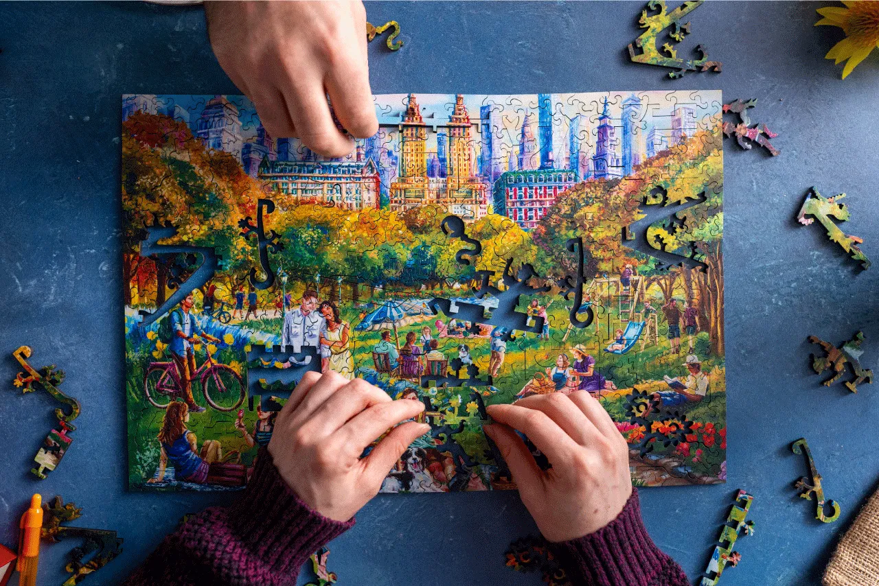 Mosaic Puzzles Heritage Summer in New York puzzle lemn 3D 250 piese