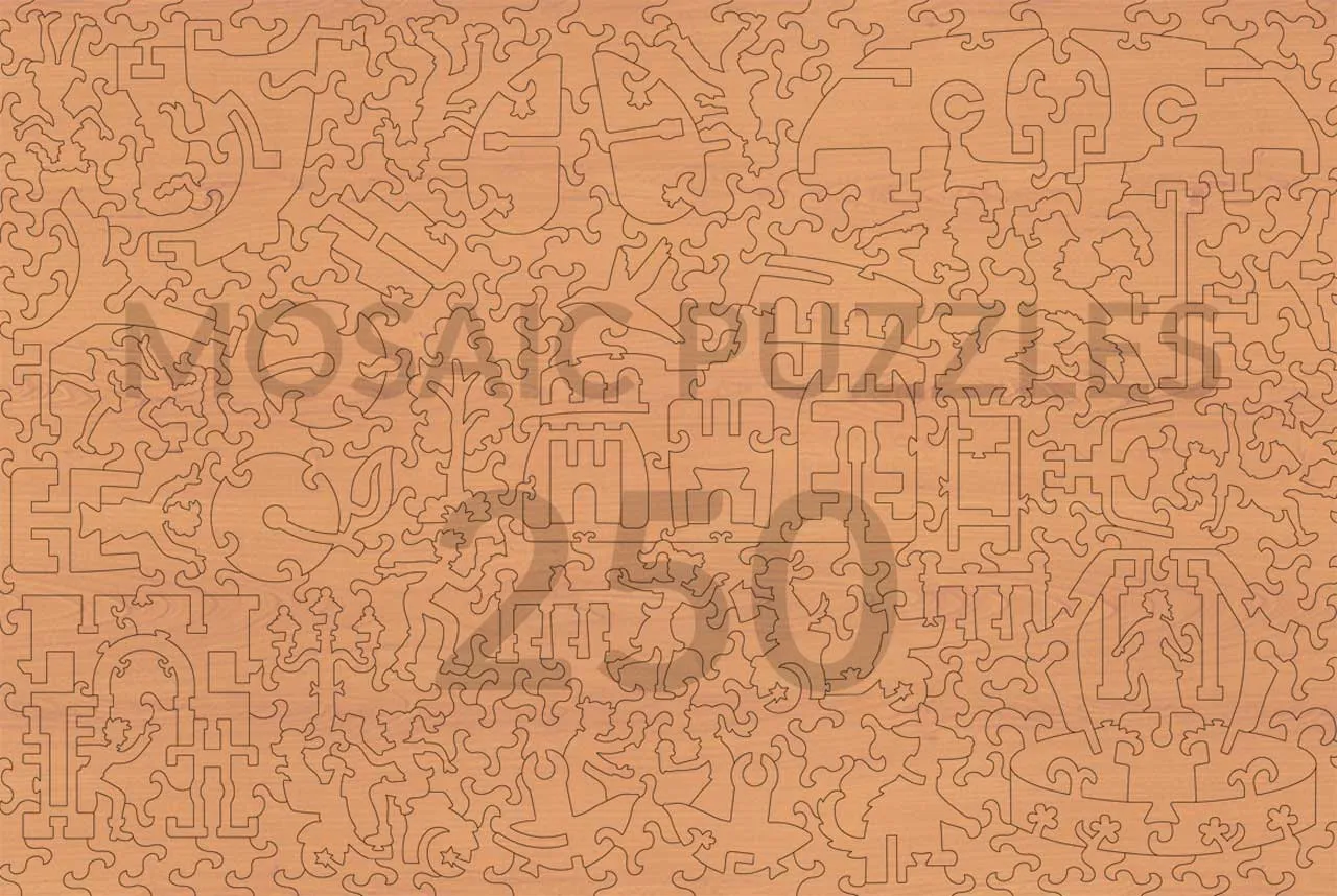 Mosaic Puzzles Ride to the Colosseum puzzle lemn 3D 500 piese