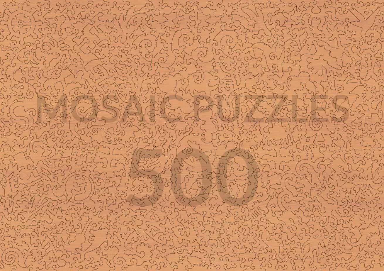 Mosaic Puzzles Signature Life Beneath Waves puzzle lemn 500 piese