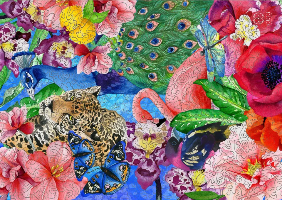 Mosaic Puzzles Exotic Paradise Ceci puzzle lemn 500 piese pasari