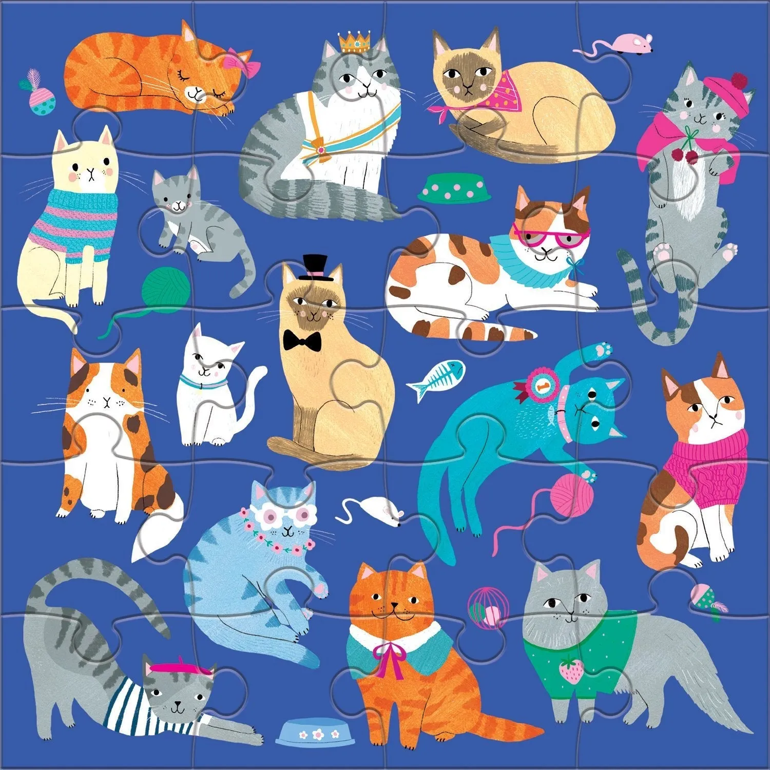 Mudpuppy To Go Cats & Dogs puzzle magnetic 2x20 piese