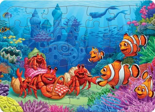 Cobble Hill Clownfish Gathering puzzle tava 35 piese ocean