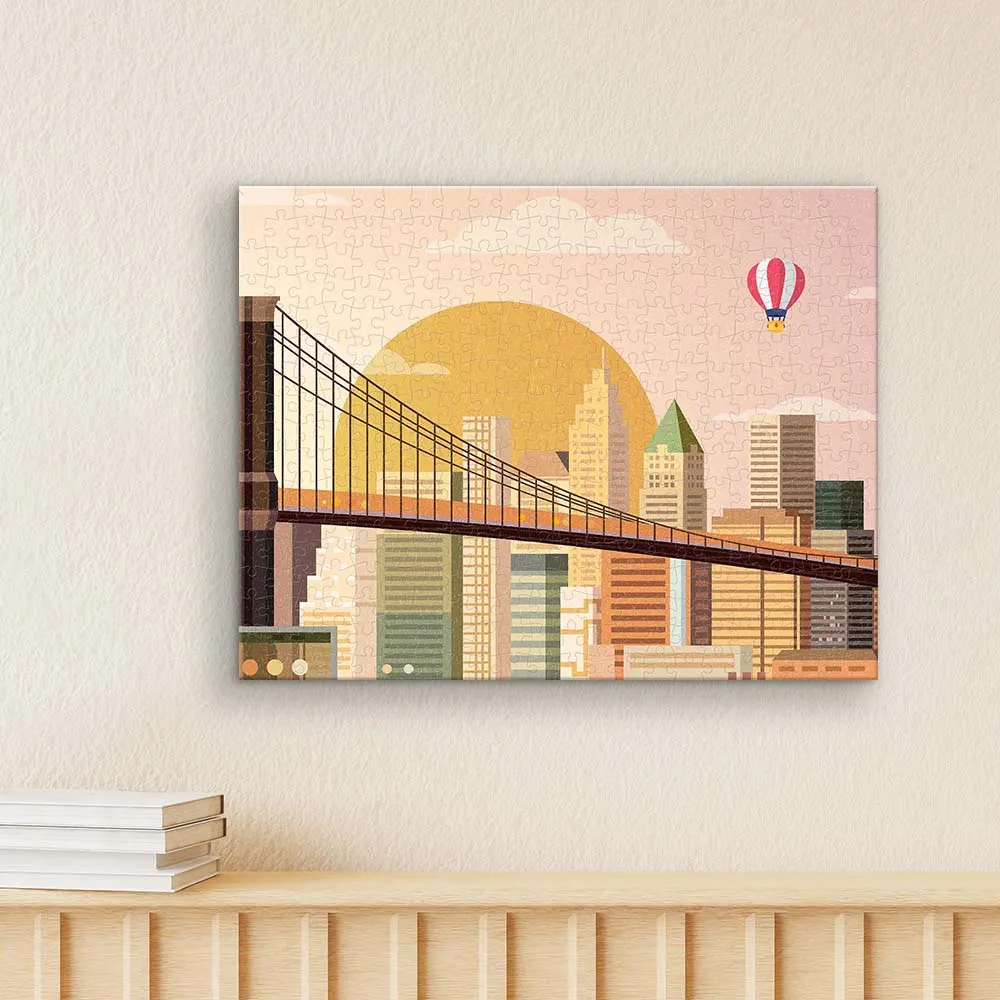 PieceRelax Sunset Brooklyn HN1304 puzzle canvas apus