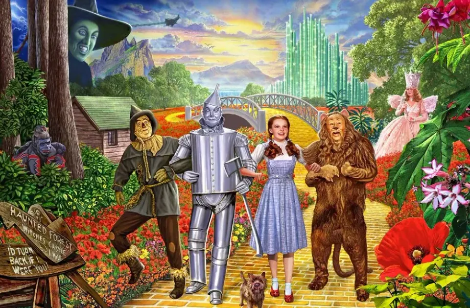 Mosaic Puzzles The Wizard of Oz puzzle lemn 500 piese fantezie
