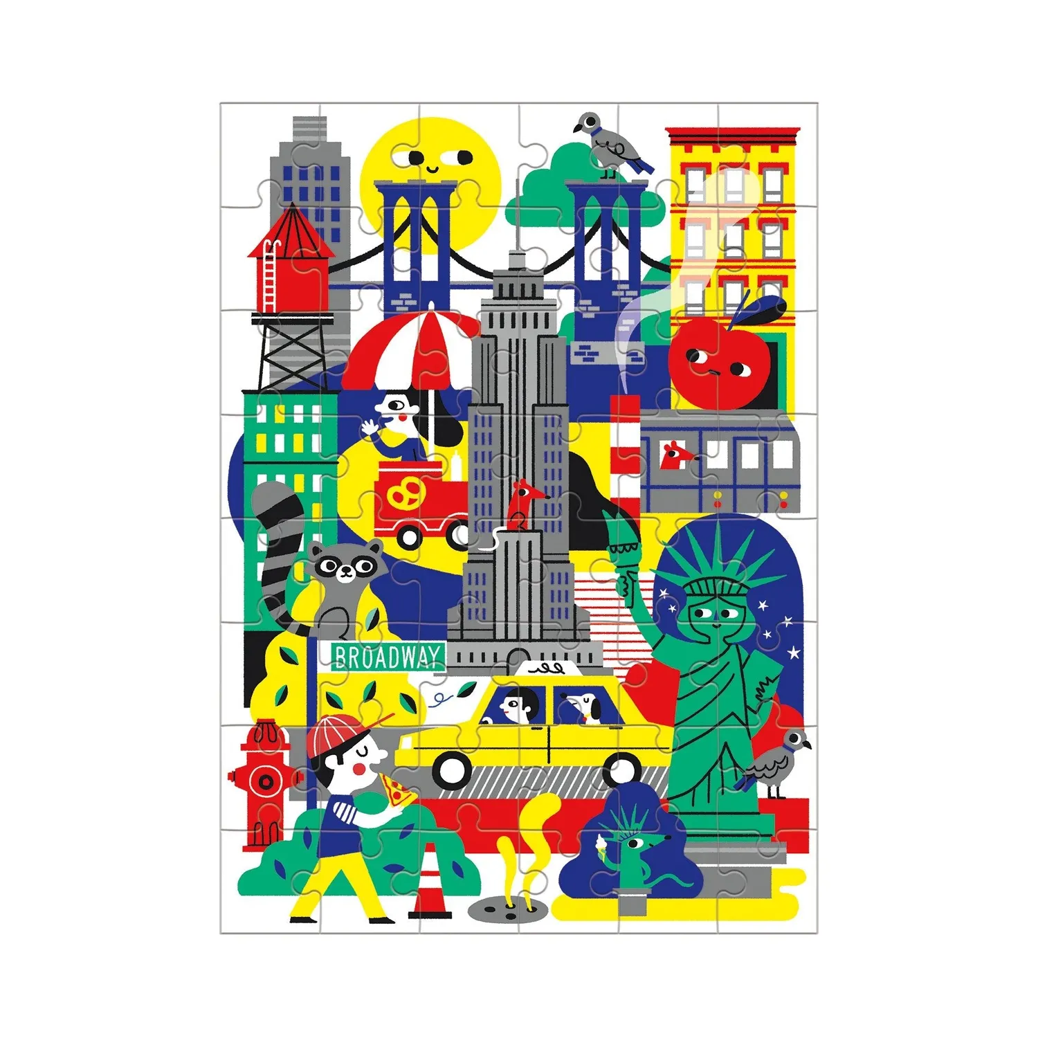 Mudpuppy New York mini puzzle 48 piese