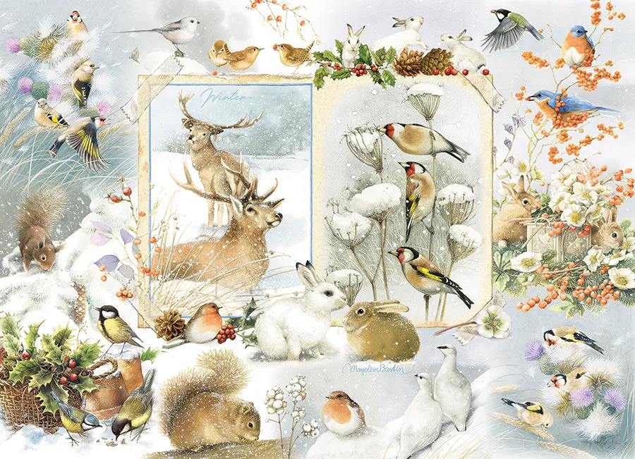 Cobble Hill Nature Journal Winter puzzle 1000 piese iarna