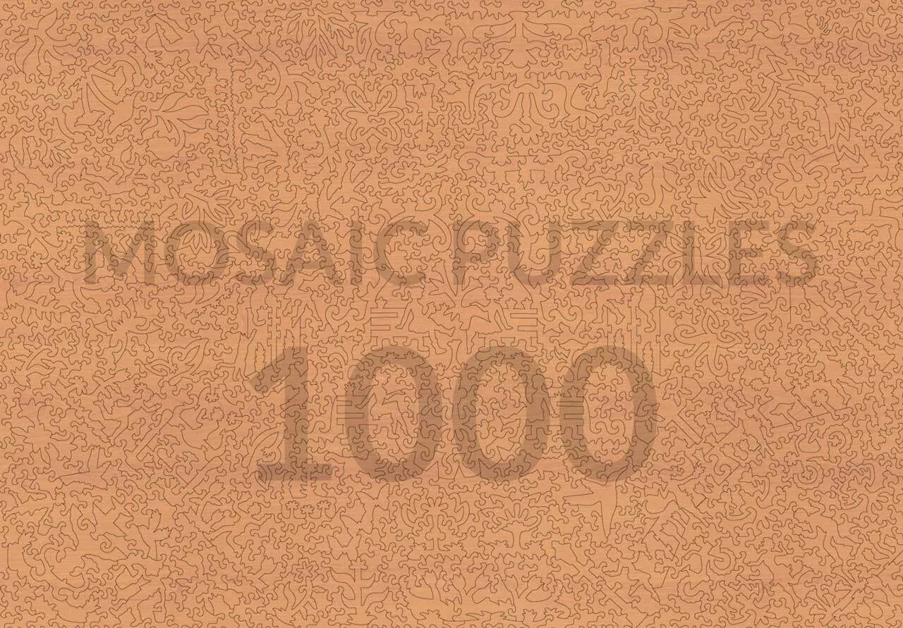 Mosaic Puzzles Gardener's Favorite Things puzzle lemn 100 piese