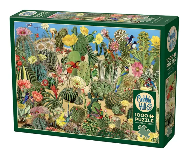 Cobble Hill Cactus Garden puzzle 1000 piese cactusi