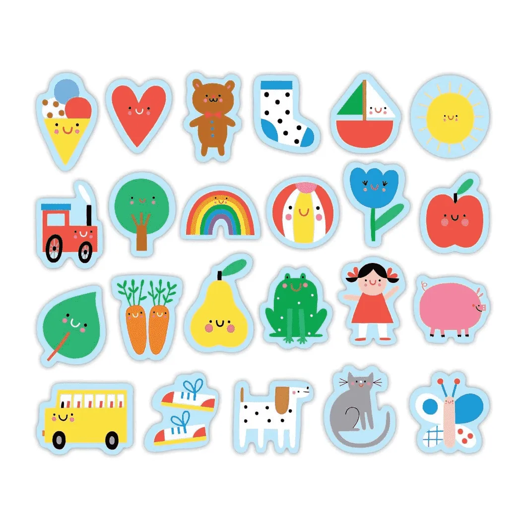Mudpuppy Baby's First Words set magnetic lemn cuvinte