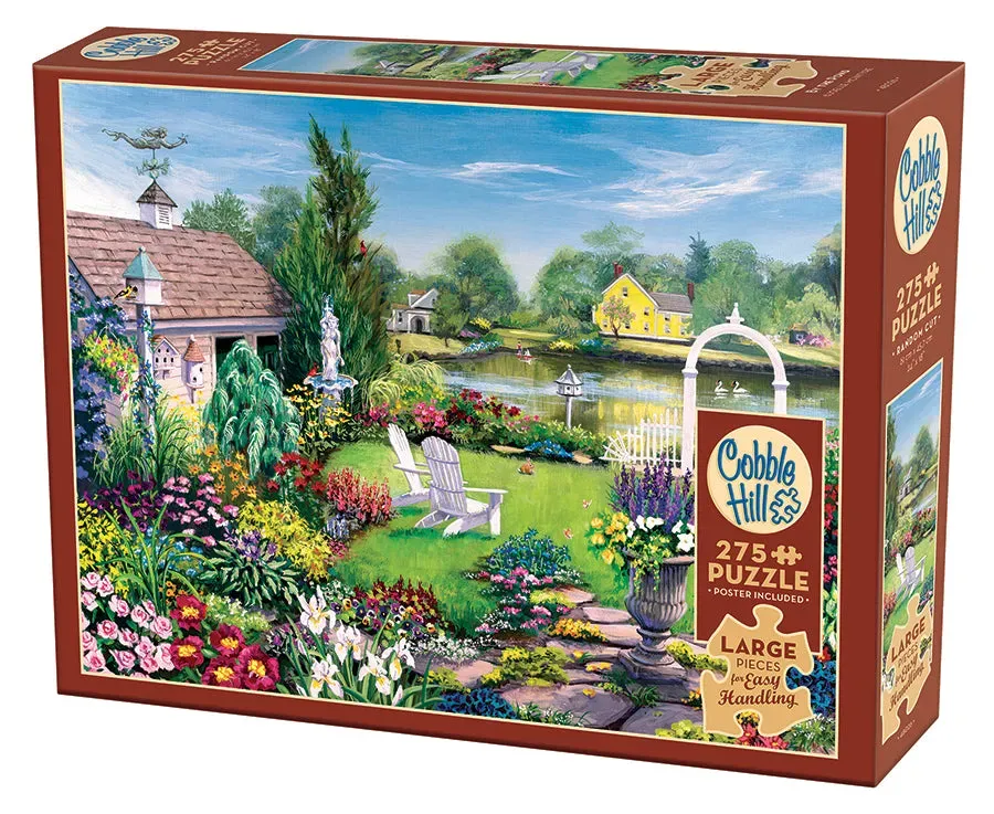 Cobble Hill By the Pond puzzle 275 piese mari gradina