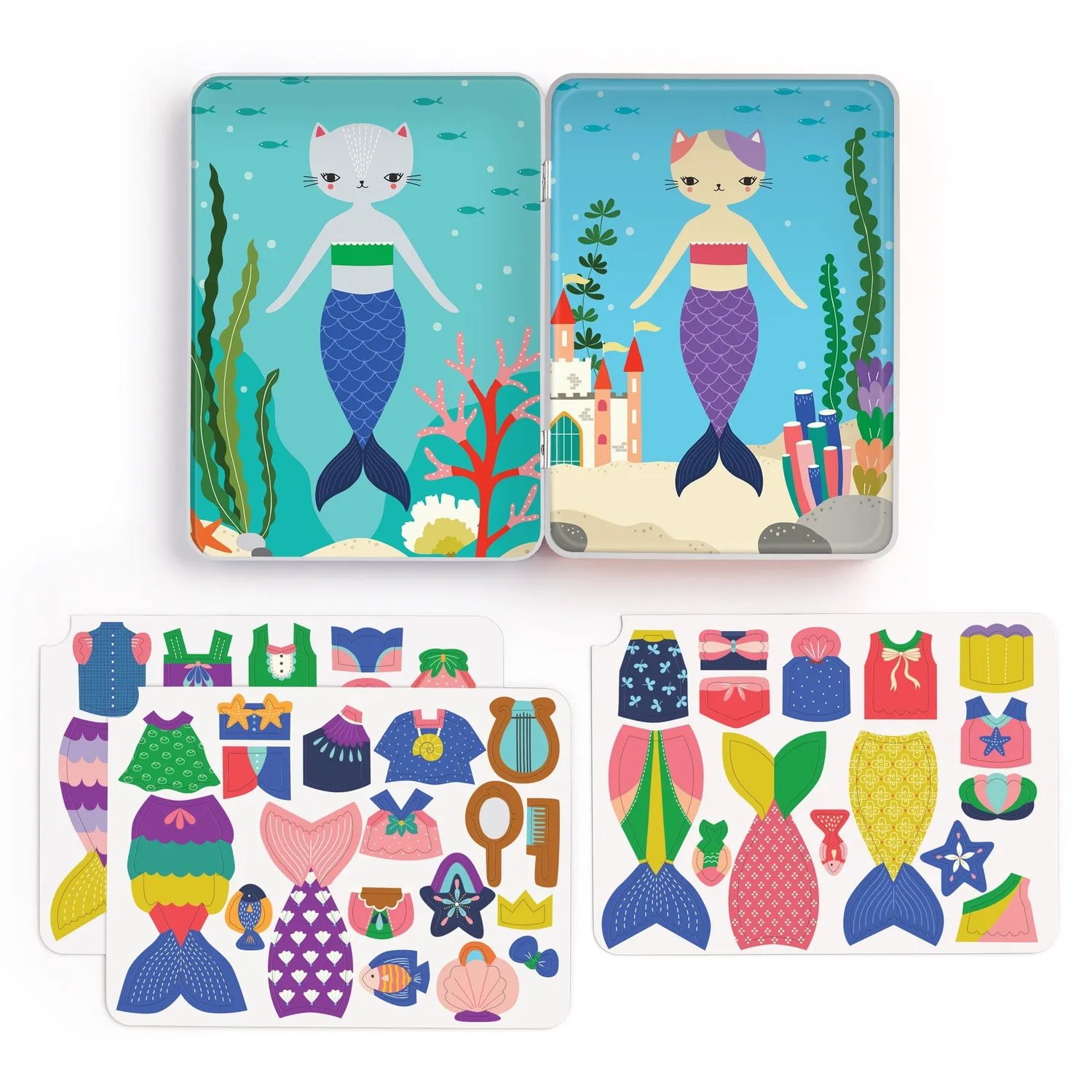 Mudpuppy Purrmaid joc magnetic pisici sirene