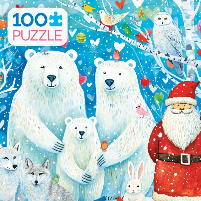 Ceaco Polar Portrait puzzle 100 piese Crăciun