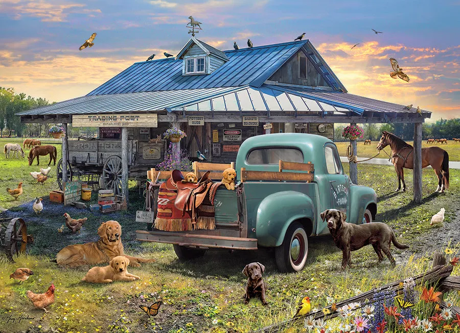 Cobble Hill Trading Post puzzle 1000 piese fermă