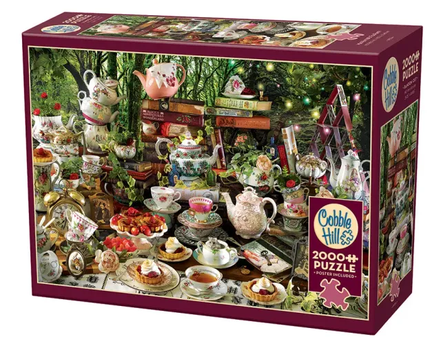 Cobble Hill Mad Hatter Tea Party puzzle 2000 piese Alice