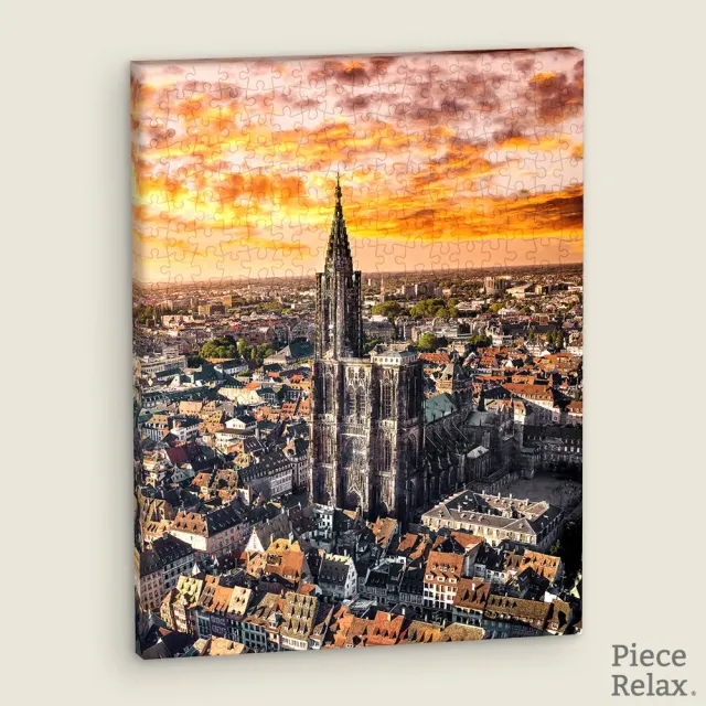 PieceRelax Strasbourg HN1312 puzzle canvas catedrala