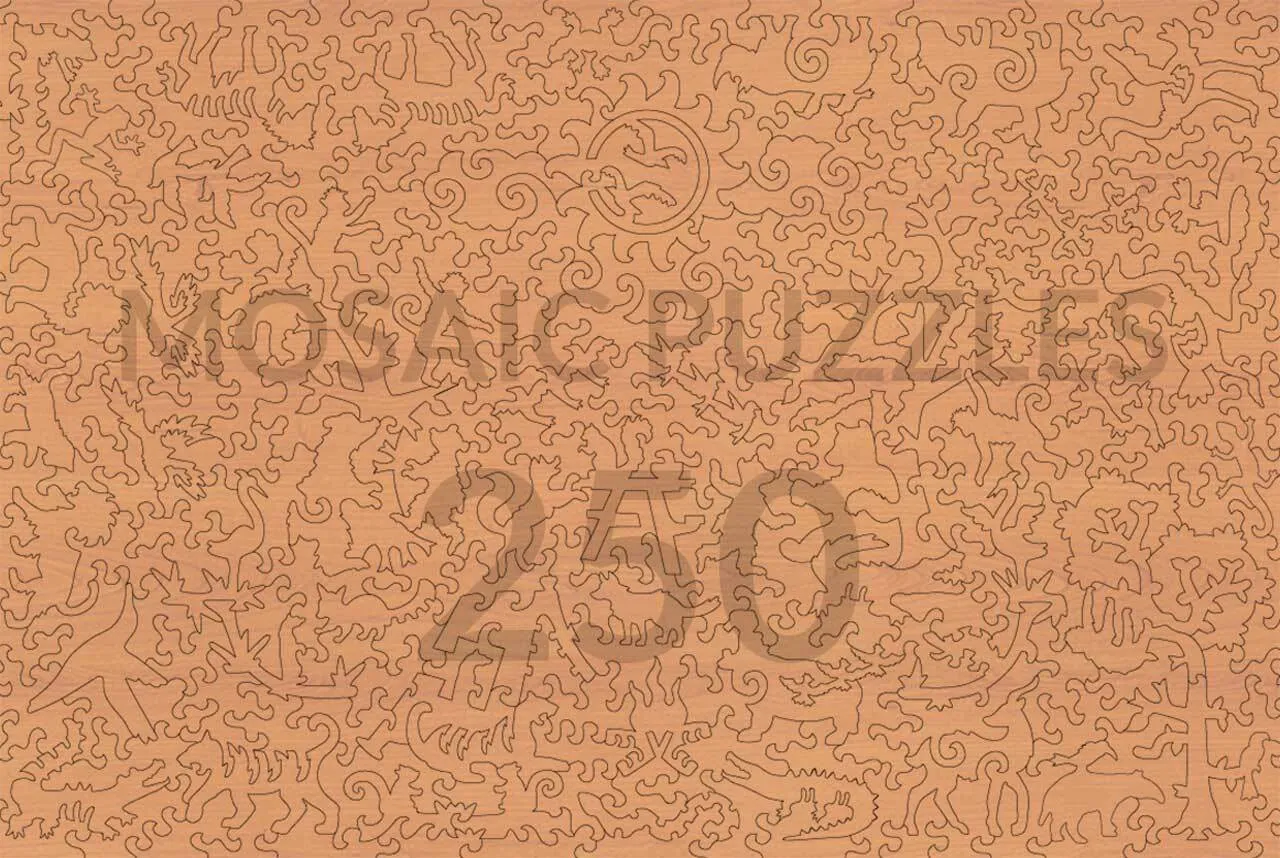 Mosaic Puzzles The Joy of Spring puzzle lemn 500 piese animale