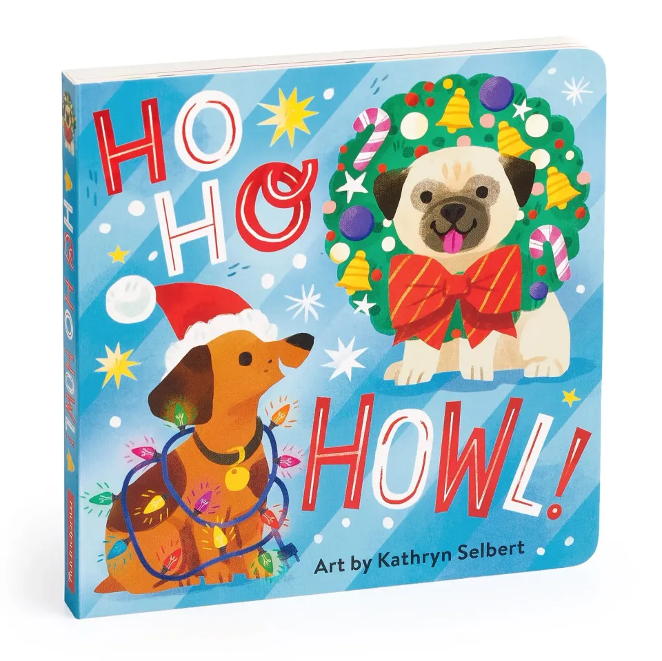 Mudpuppy Ho Ho Howl! carte cartonată Crăciun