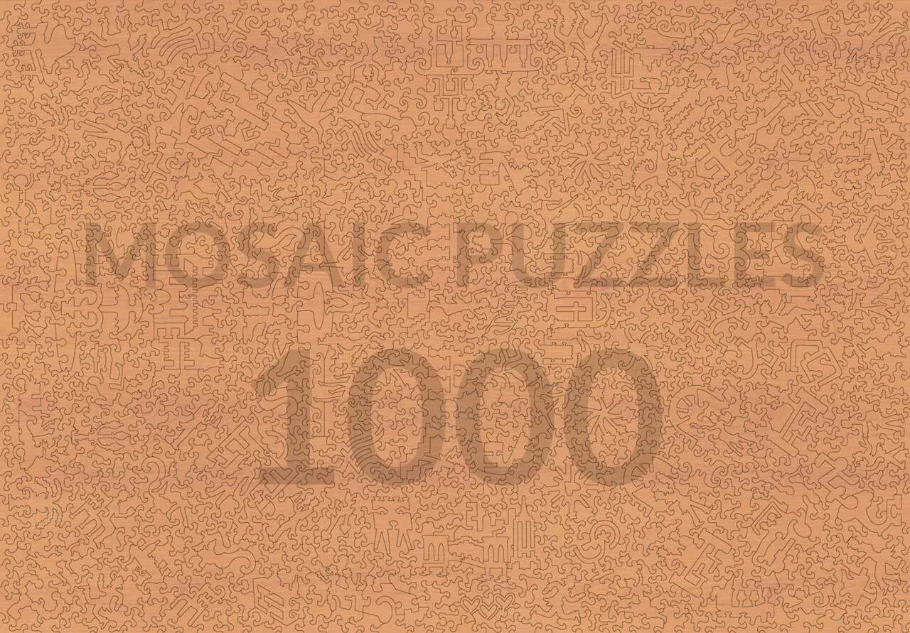 Mosaic Puzzles The Great Gatsby puzzle lemn 1000 piese colorat