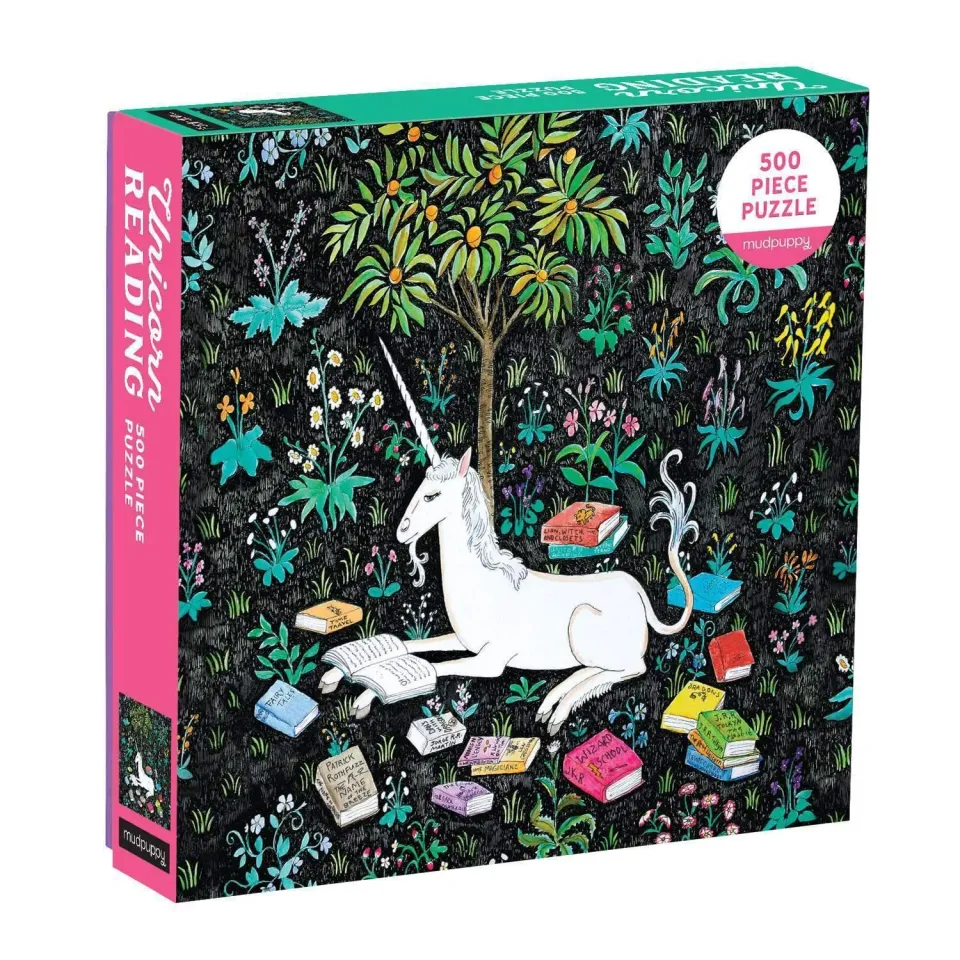 Mudpuppy Unicorn Reading puzzle 500 piese 51x51 cm