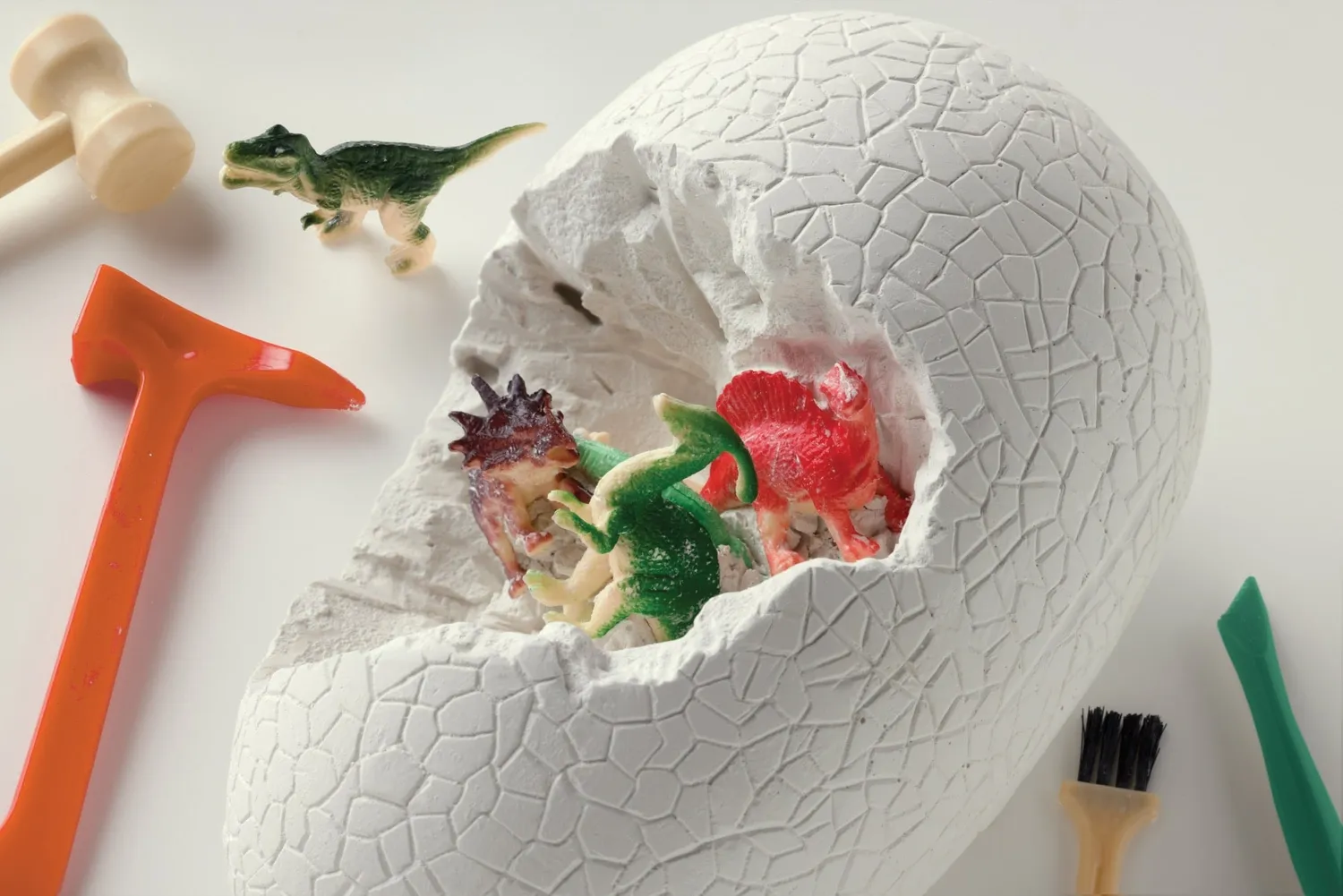 Mudpuppy Giant Dino Dig Kit excavare 12 dinozauri 5+ ani