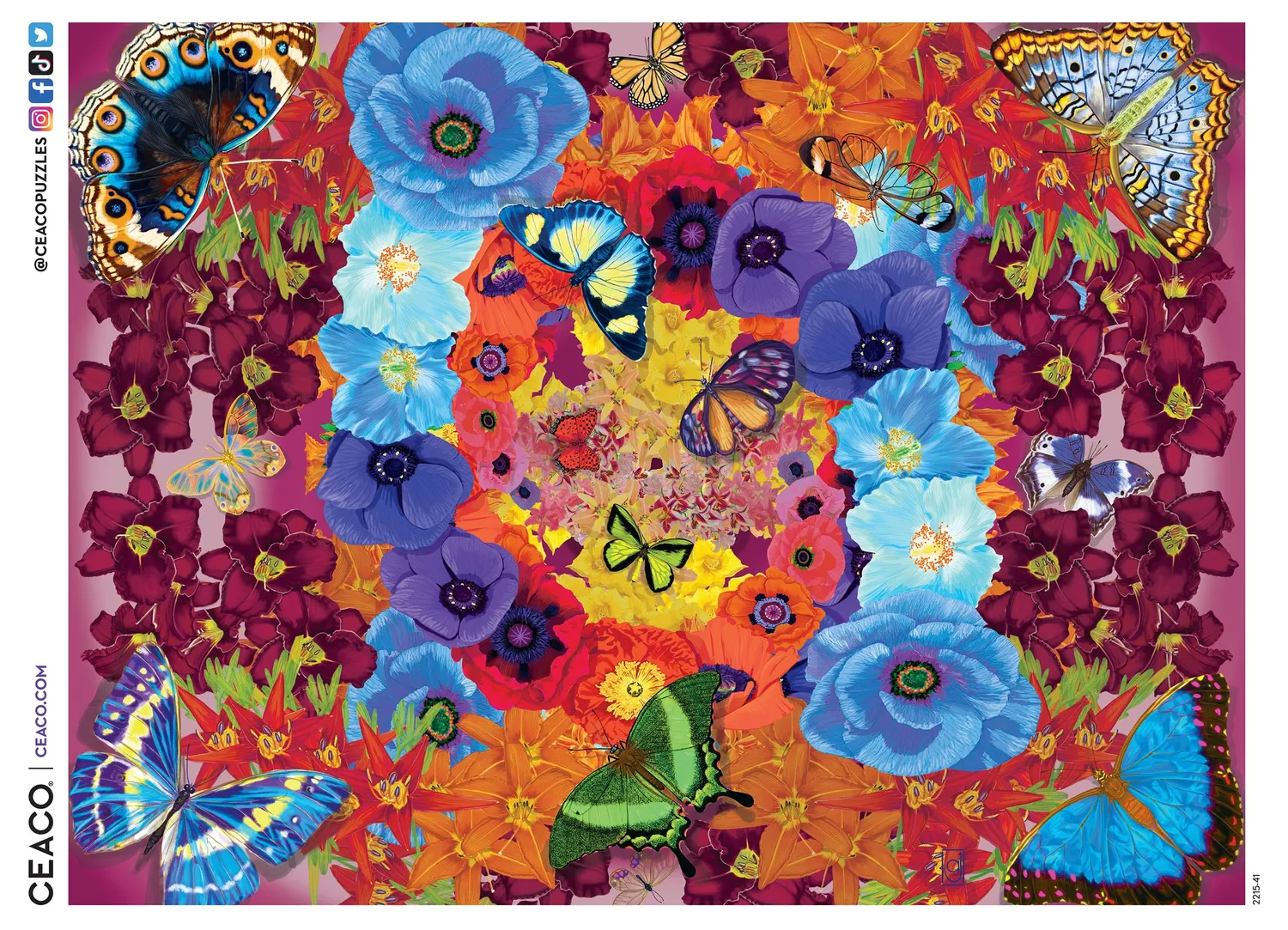 Ceaco Kaleidoscope Butterflies puzzle 300 piese supradimensionate