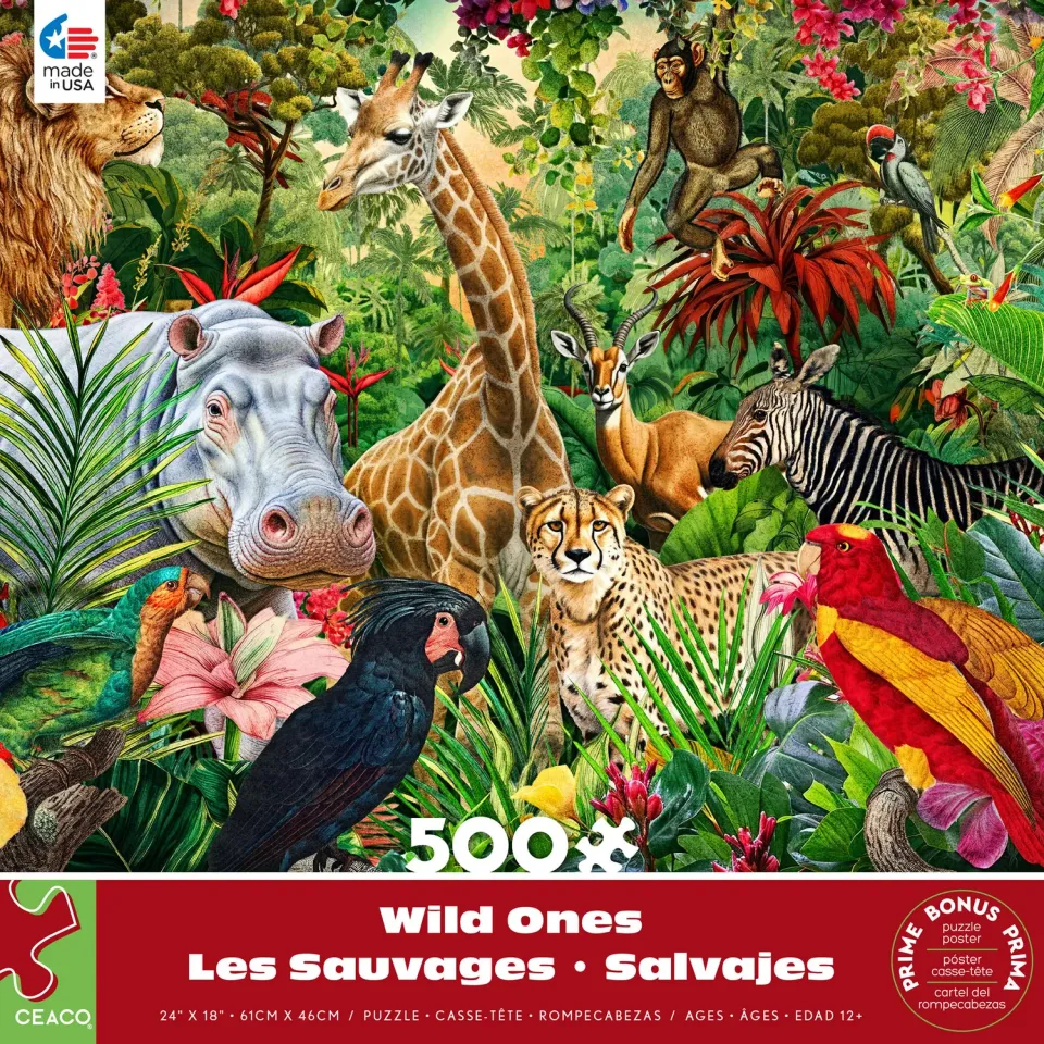 Ceaco Wild Ones puzzle 500 piese animale