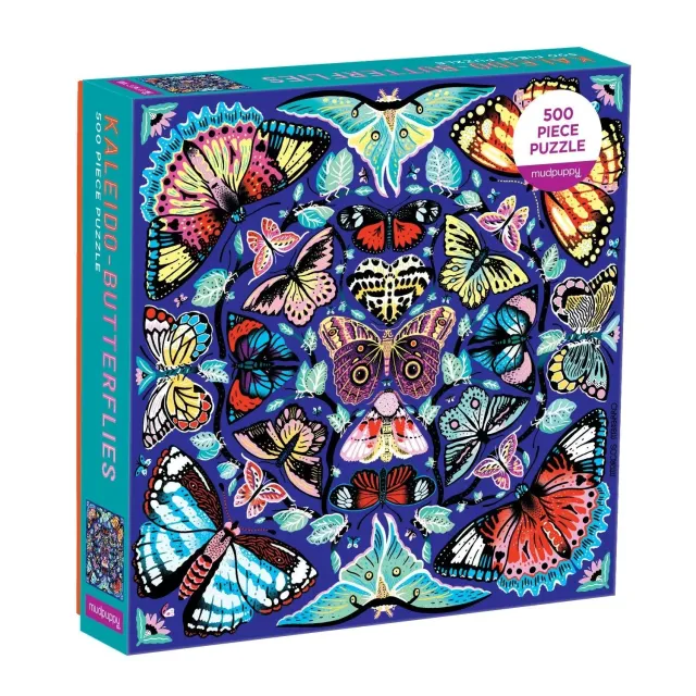 Mudpuppy Kaleido Butterflies puzzle 500 piese fluturi