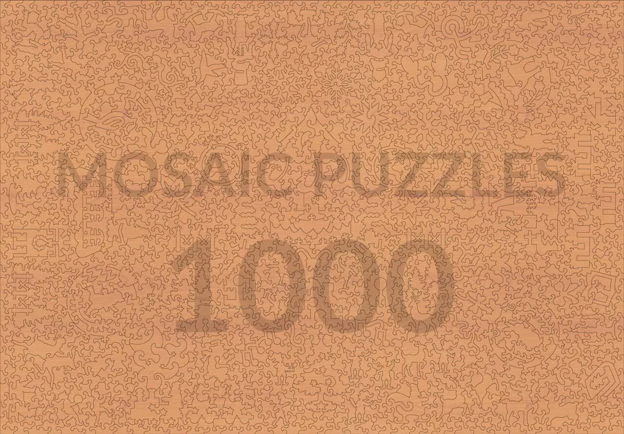 Mosaic Puzzles Gift of Joy puzzle lemn 500 piese festiv
