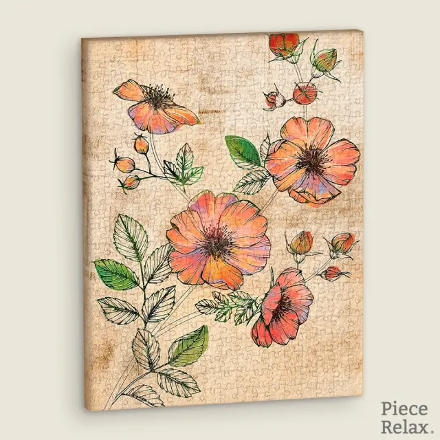 PieceRelax Retro Wild Rose HN1301 puzzle panza floral