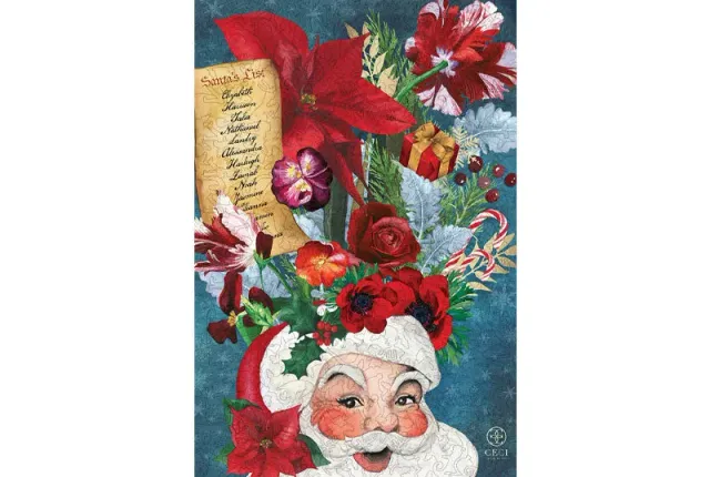 Mosaic Puzzles Santa's List puzzle lemn 500 piese Craciun