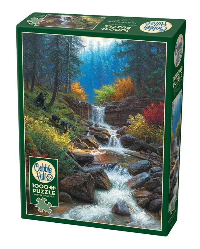 Cobble Hill Mountain Cascade puzzle 1000 piese toamnă