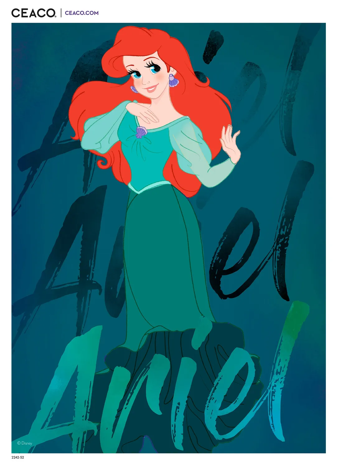 Ceaco Disney Princess Ariel puzzle 200 piese 38x38 cm