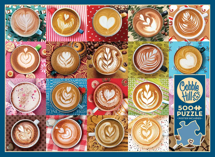Cobble Hill Love You A Latte puzzle 500 piese