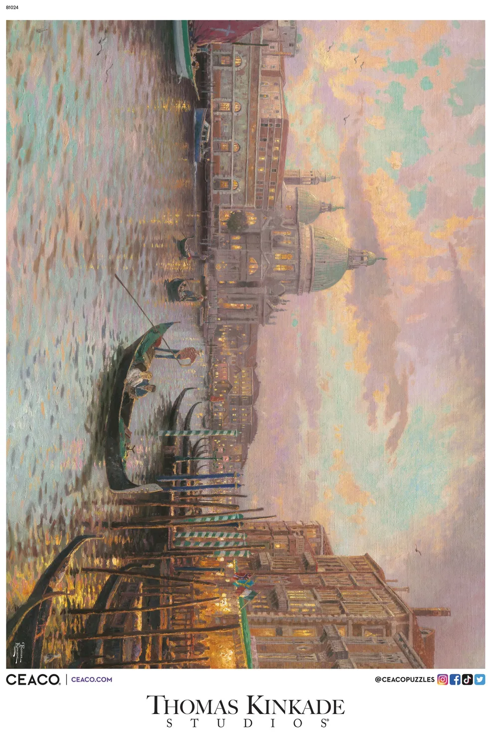 Ceaco Thomas Kinkade Venice puzzle 1000 piese